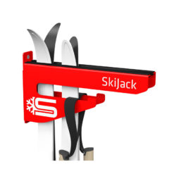 Skijack veggfeste rød